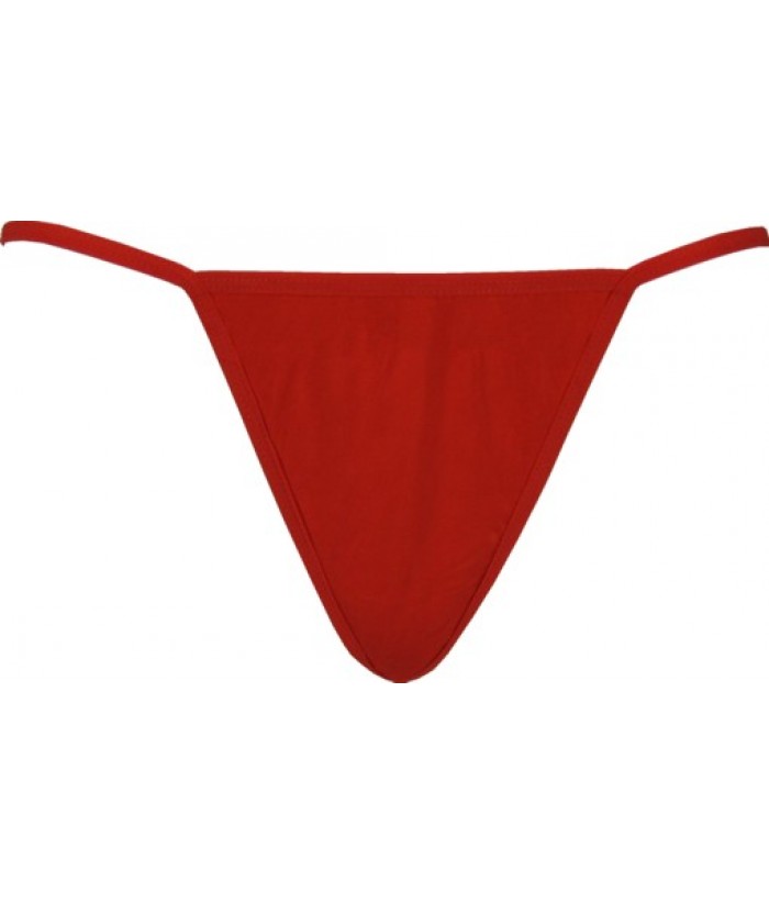 Super Soft Red Modal Fabric G-string | Discreet Tiger