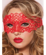 Enchanting Red Lace Style Eye Mask 