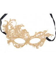 Gold Lace Style Masquerade Mask