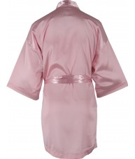Pink Satin Robe / Dressing Gown